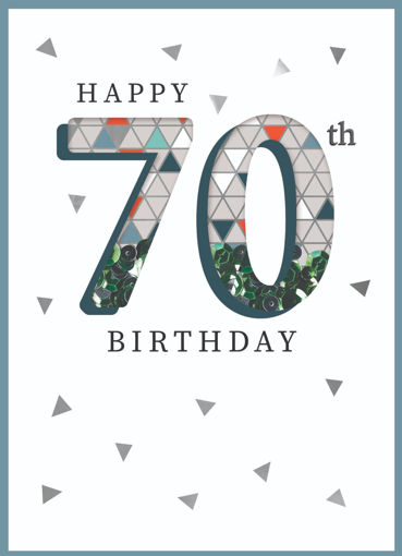 Picture of 70TH BIRTHDAY CARD